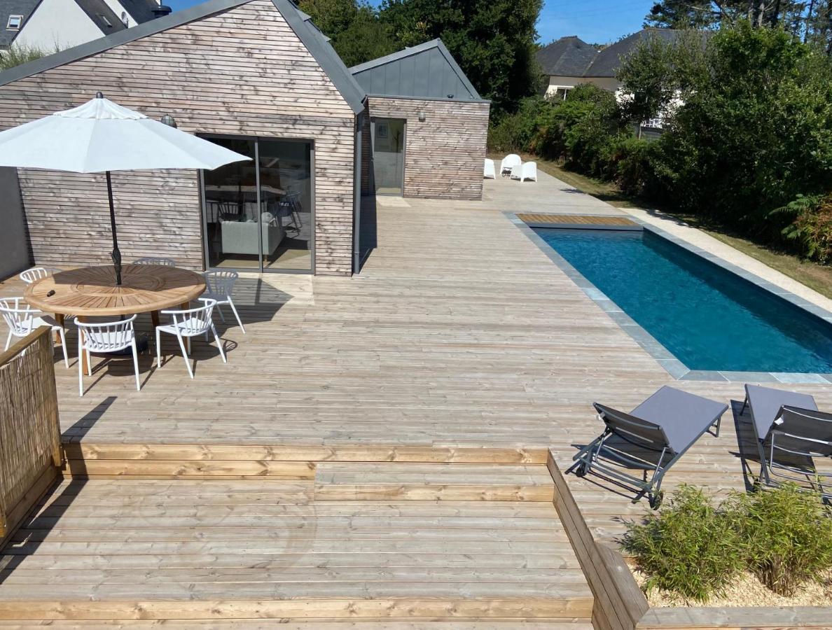 Magnifique Villa Avec Piscine, A 5 Min Des Plages Landunvez Exteriör bild
