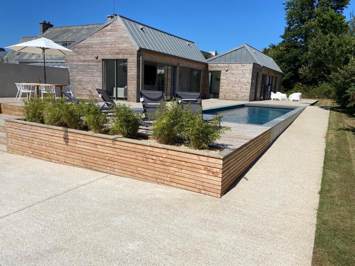 Magnifique Villa Avec Piscine, A 5 Min Des Plages Landunvez Exteriör bild